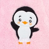 NEW BABY Zimní dětská kombinéza Penguin růžová