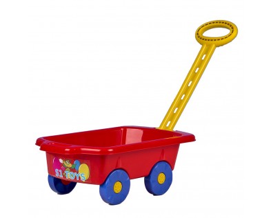 BAYO Dětský vozík Vlečka 45 cm červený